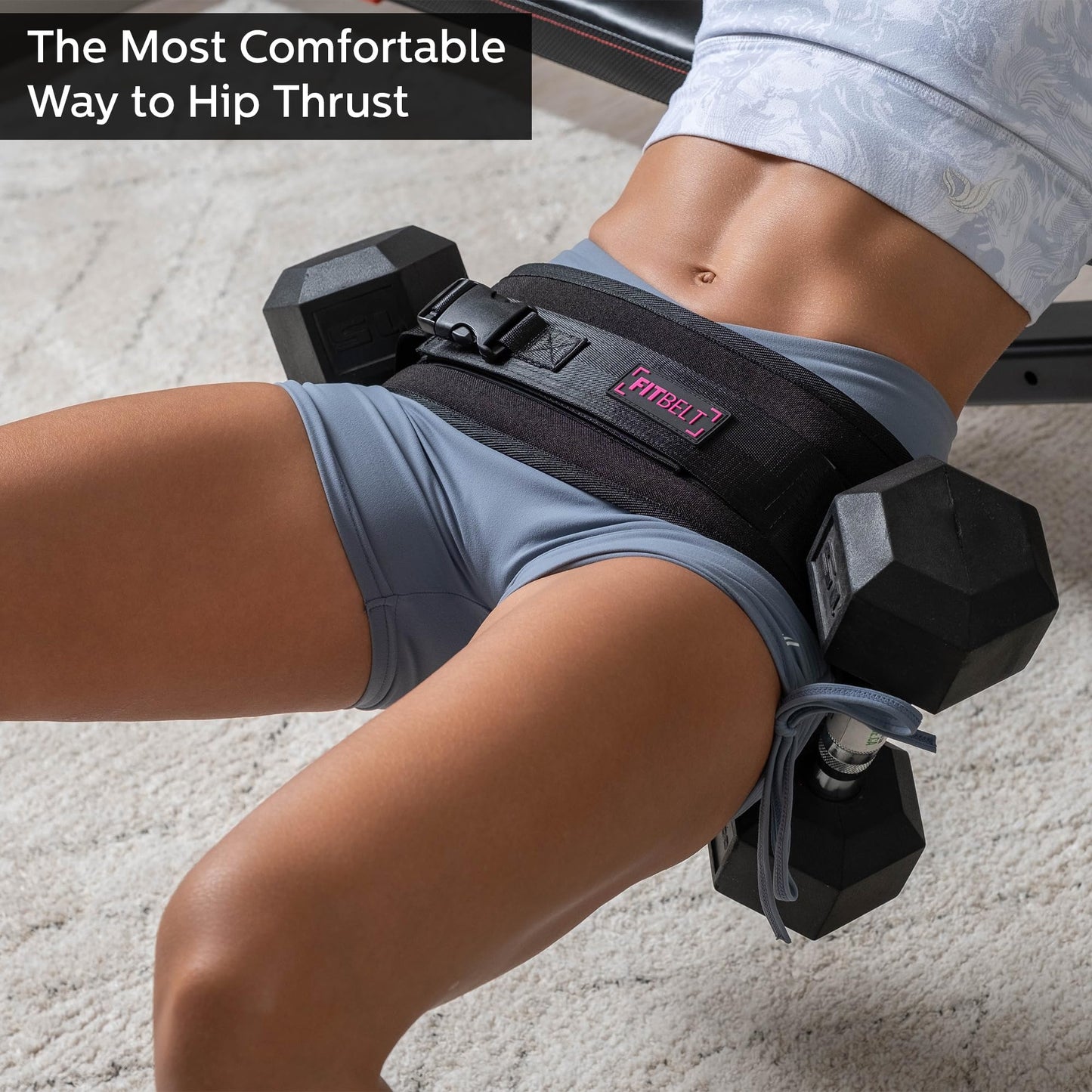 Ceinture de Maintien Renforcée – Hip Thrust & Entraînements Intenses