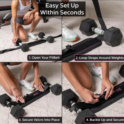 Ceinture de Maintien Renforcée – Hip Thrust & Entraînements Intenses